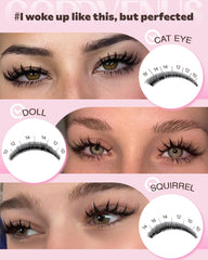 Goddvenus Manga Lash Clusters Cat Eye style for dramatic wing without heaviness