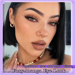 Goddvenus Manga Lash Cluster Kit with dramatic D curl for volume.