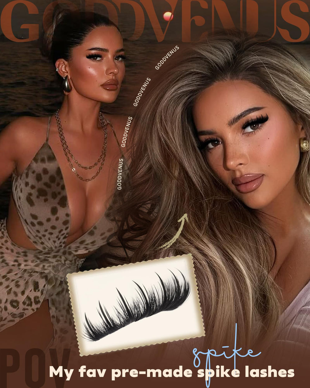 Goddvenus faux mink fiber lashes feel soft and reusable