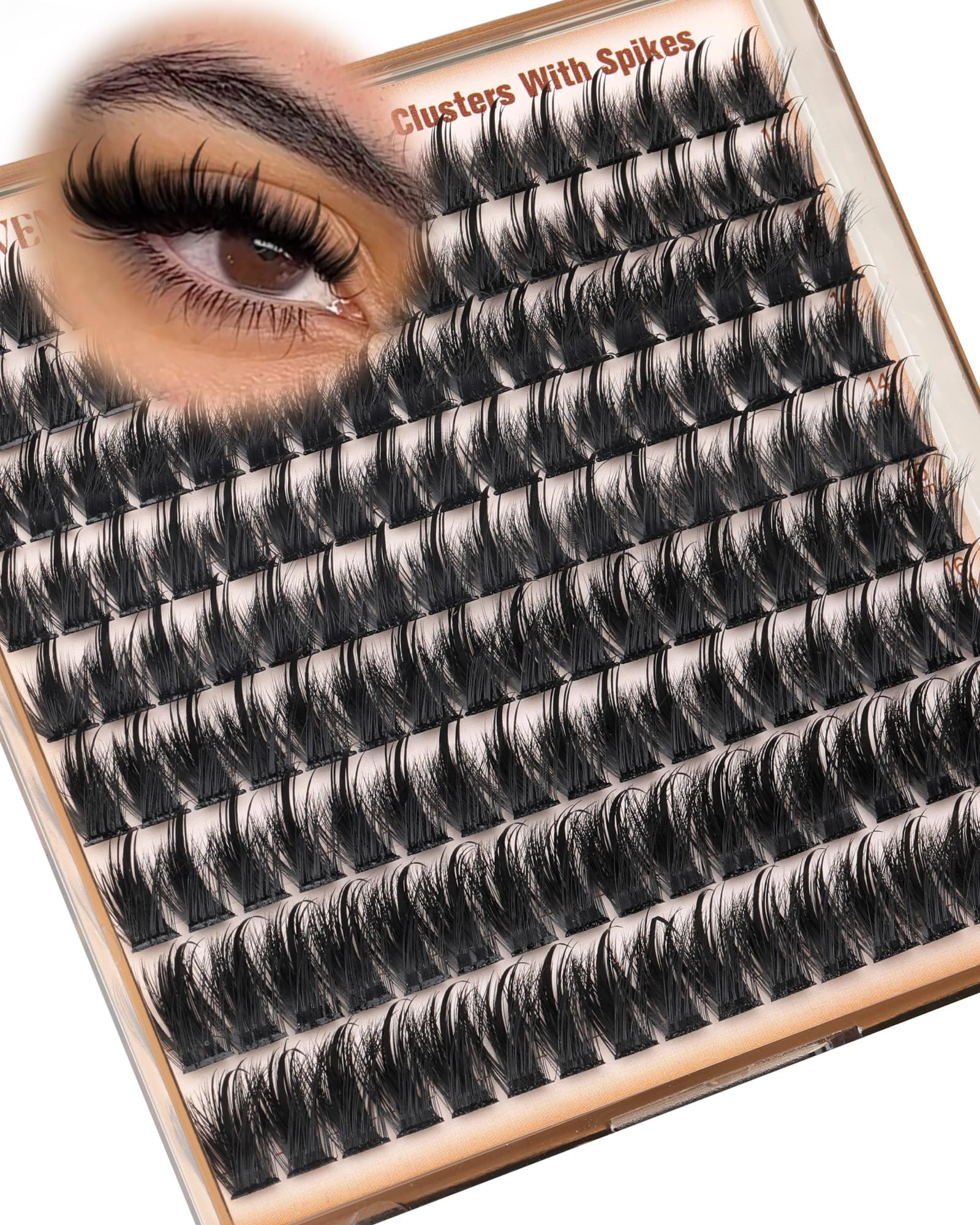 Goddvenus Manga Lash Clusters with spikes design for textured, salon-like volume
