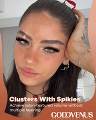 Goddvenus Fairy Lash Clusters deliver fluffy lashes with built-in texture.