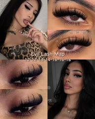 Goddvenus lash clusters in wispy volume for fluffy lash looks