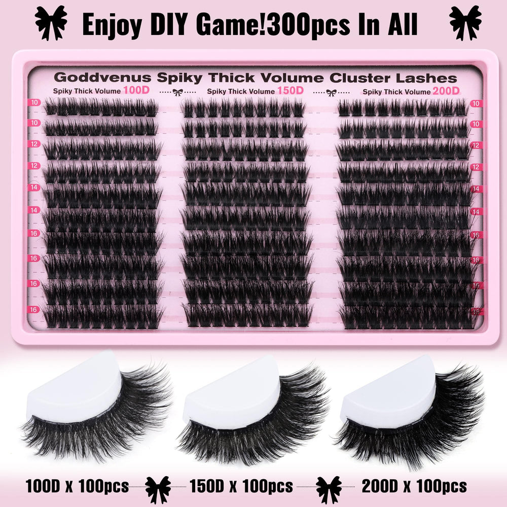 Goddvenus matte faux mink fiber lashes with soft, comfortable feel