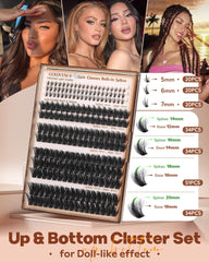 Goddvenus root-lock easy-pickup ensures clean placement with less glue mess.