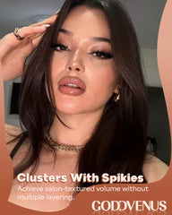 Goddvenus textured cluster eyelashes for seamless salon-like results at home