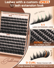 Goddvenus two-style variety lets natural or glam looks.