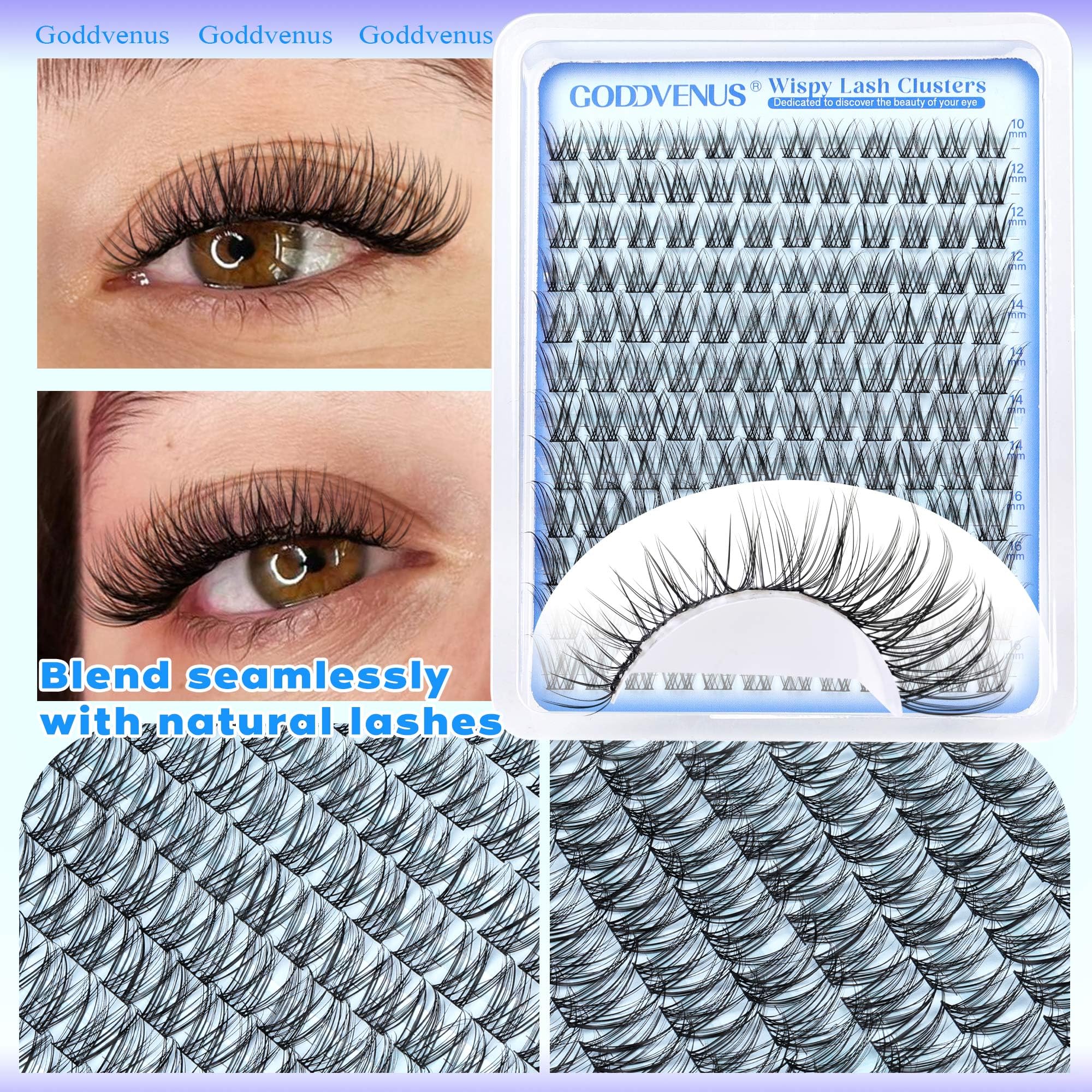 Goddvenus DIY lashes adapt from everyday looks to special occasions.
