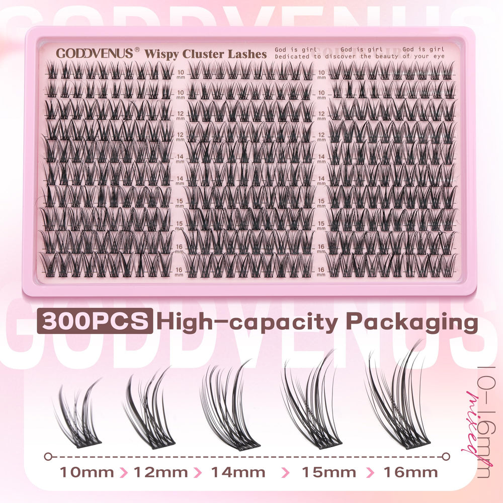Goddvenus versatile-use lashes for everyday wear and special occasions.