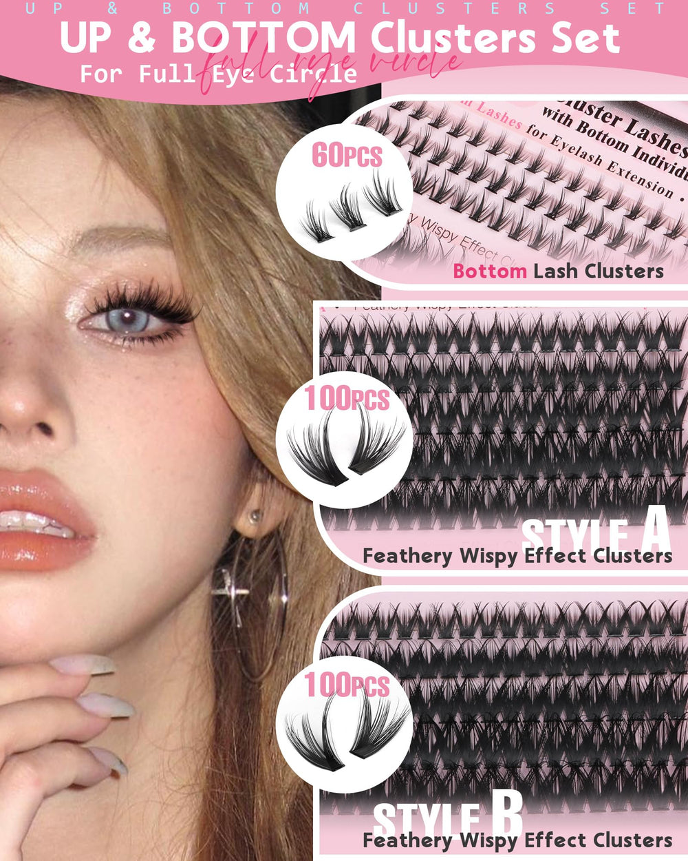 Goddvenus Waterproof Lash Cluster Glue bottle shown for smudge-proof wear.