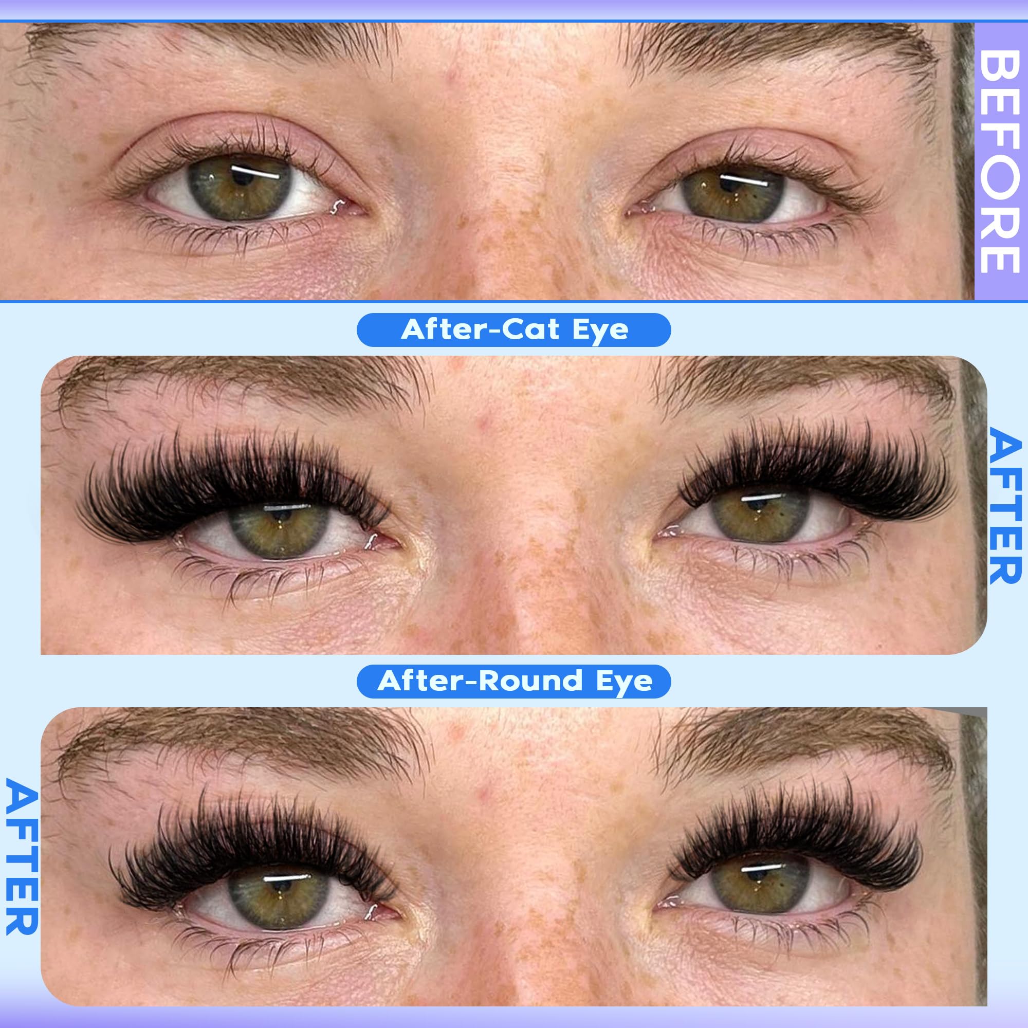 Goddvenus wispy clusters enable cat-eye looks with drama