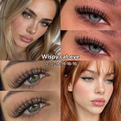 Goddvenus wispy lash clusters 16mm to add a touch of drama.