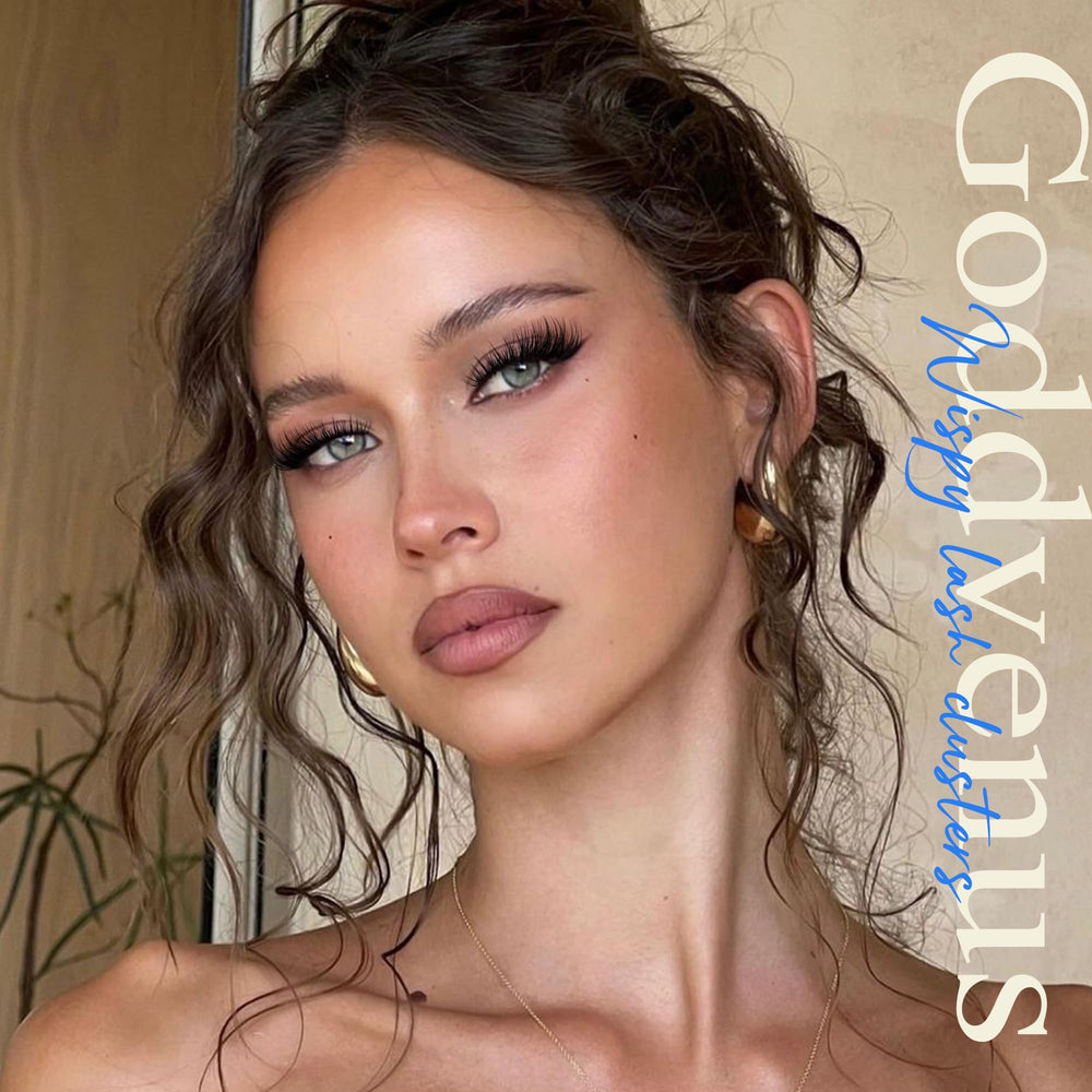Goddvenus Wispy Clusters offer customizable length and volume for various looks.
