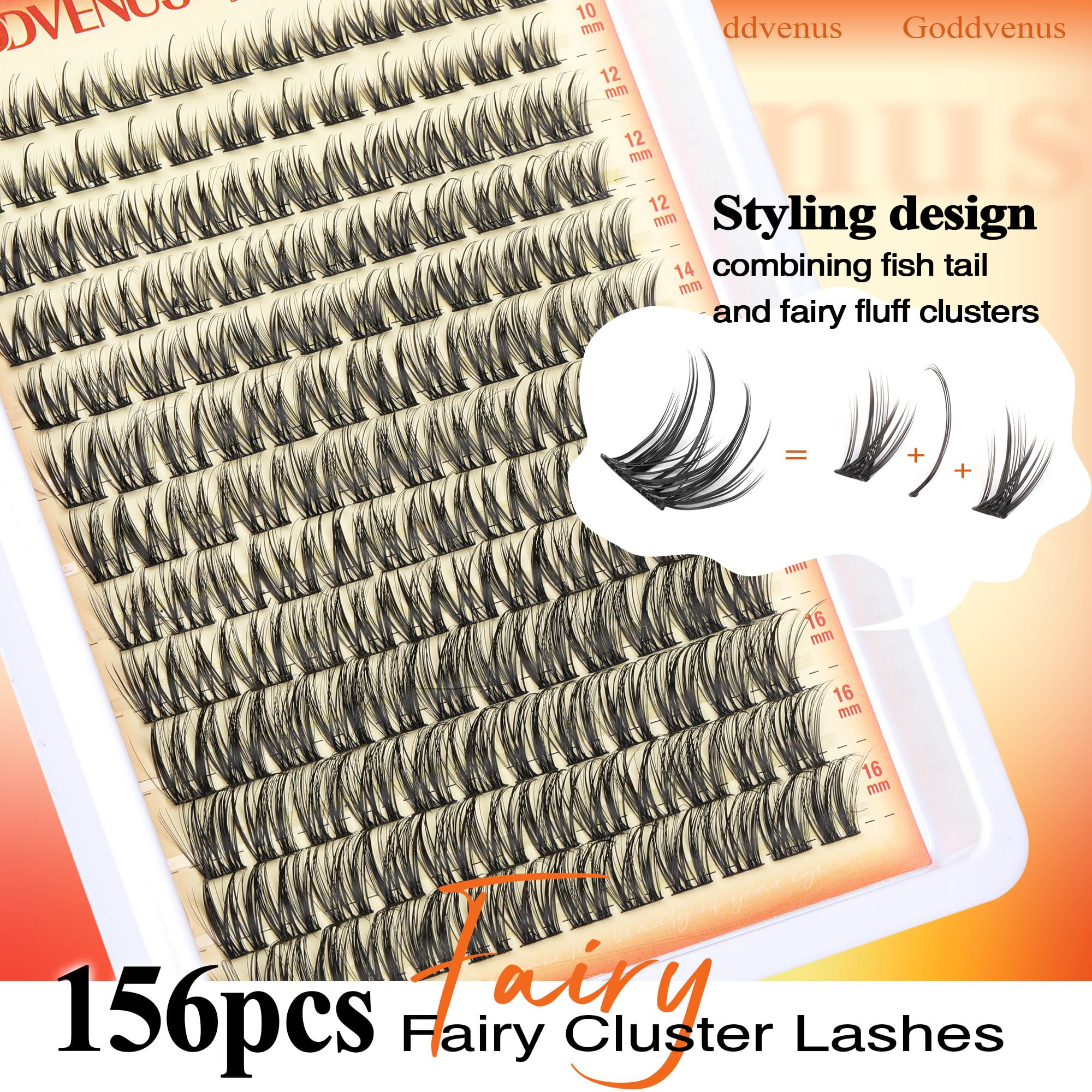 Goddvenus natural-style lash look blending lush volume with subtle separation