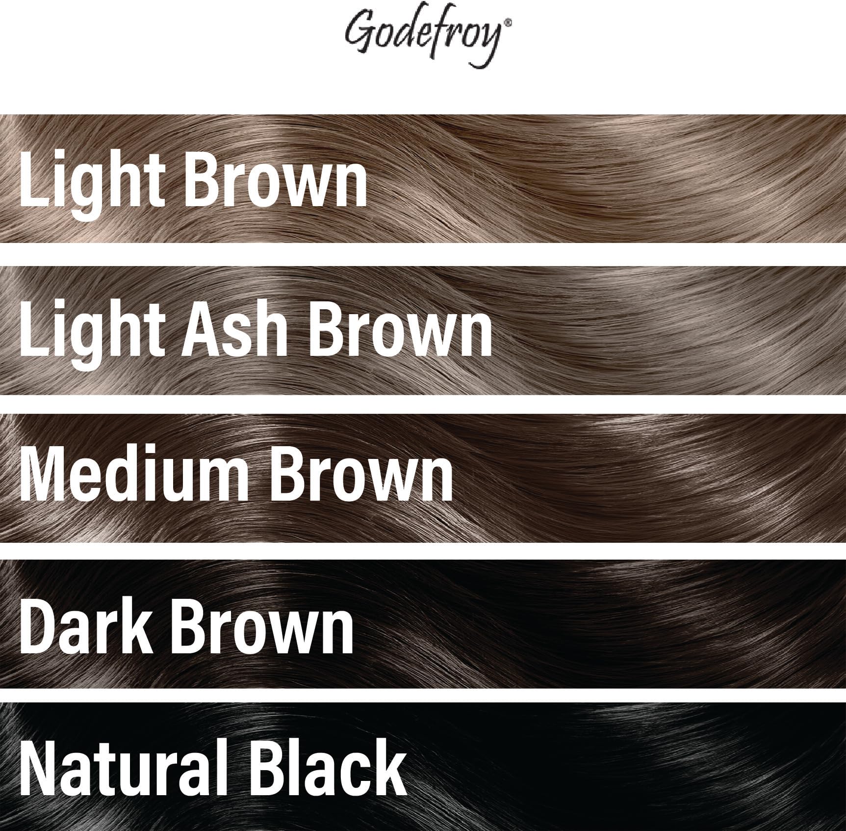 Godefroy at-home application: salon-quality color without visits.