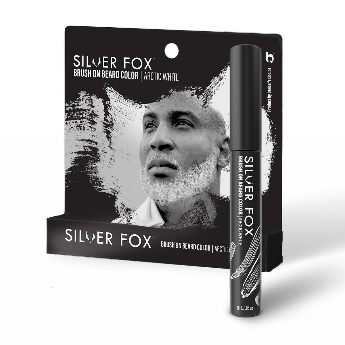 Godefroy Barbers Choice Silver Line with built-in brush for easy color application.