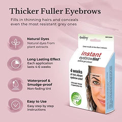 Godefroy color marrón medio para cejas, ajuste de tono sencillo.