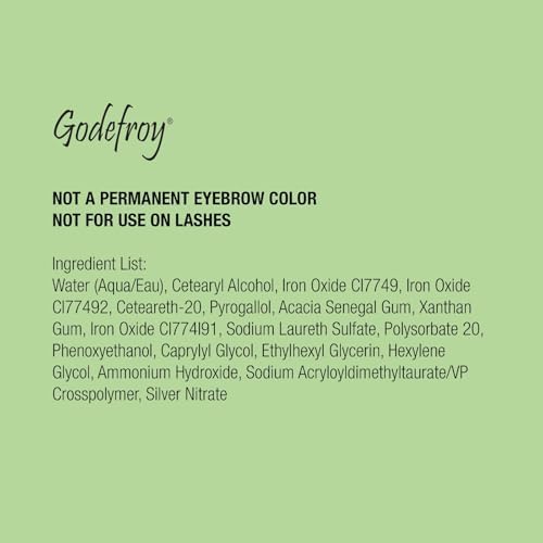 Godefroy Brow Color before-after quick refresh example