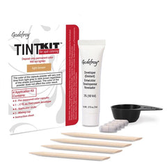 Godefroy spot coloring capsules for precise, gray coverage in small areas.