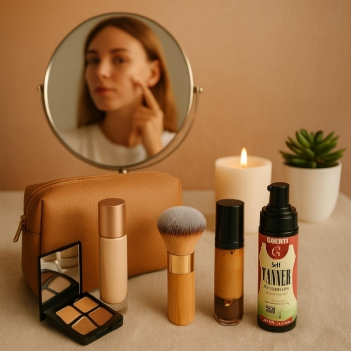 Goerti Kabuki: diseño compacto ideal para viajar y guardar en cartera.