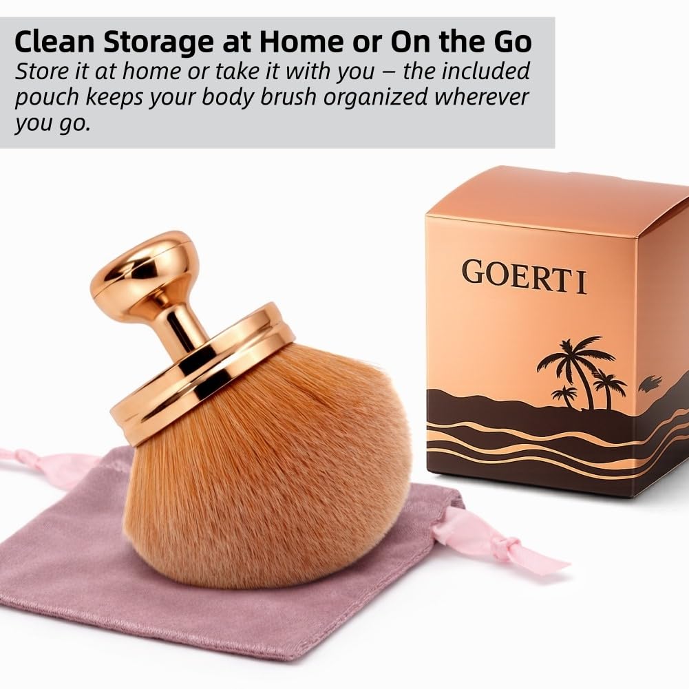 GOERTI streak-free finish with seamless blend from neck to legs.