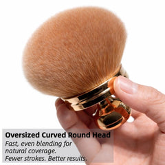 GOERTI vegan synthetic bristles are gentle on skin and durable.