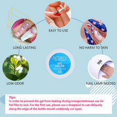 GOFLORDEN esmalte gel 8ml colores brillantes para uñas