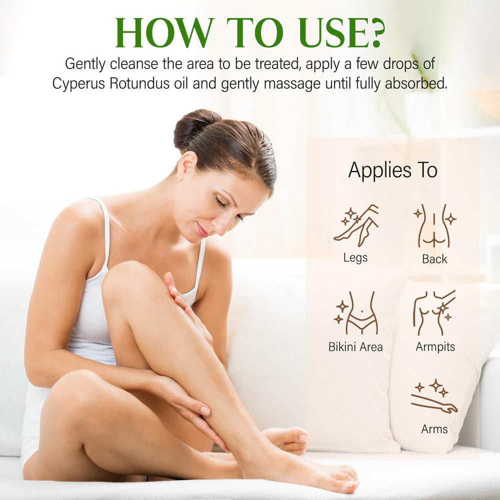 GOGIFTGO Aceite Cyperus para rostro, piel sensible y suave.