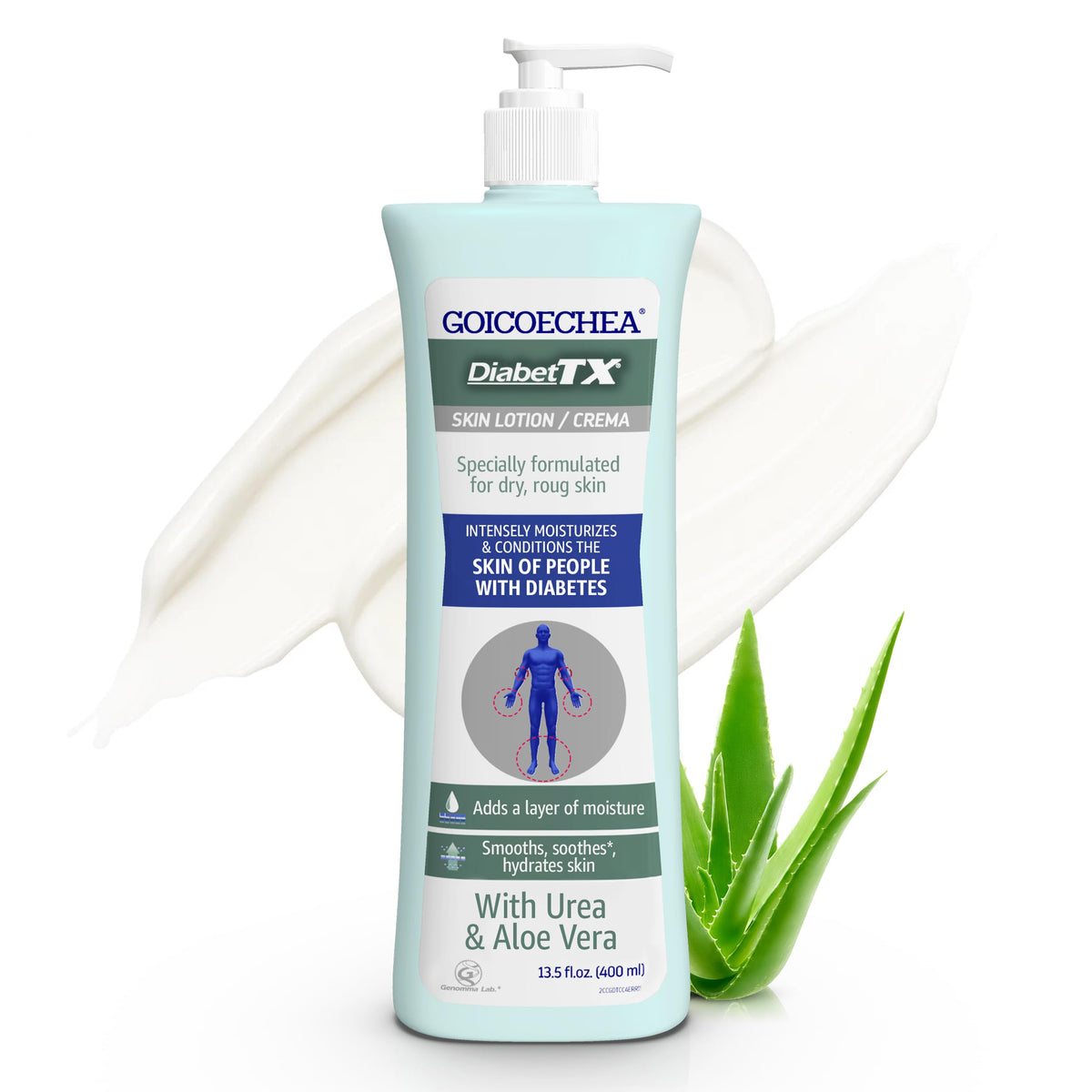 Goicoechea Diabet TX crema corporal, hidratación intensa para piel seca.