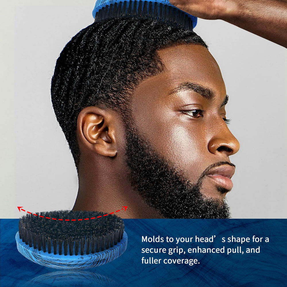Goiple compact palm brush fits gym bag for on-the-go grooming.