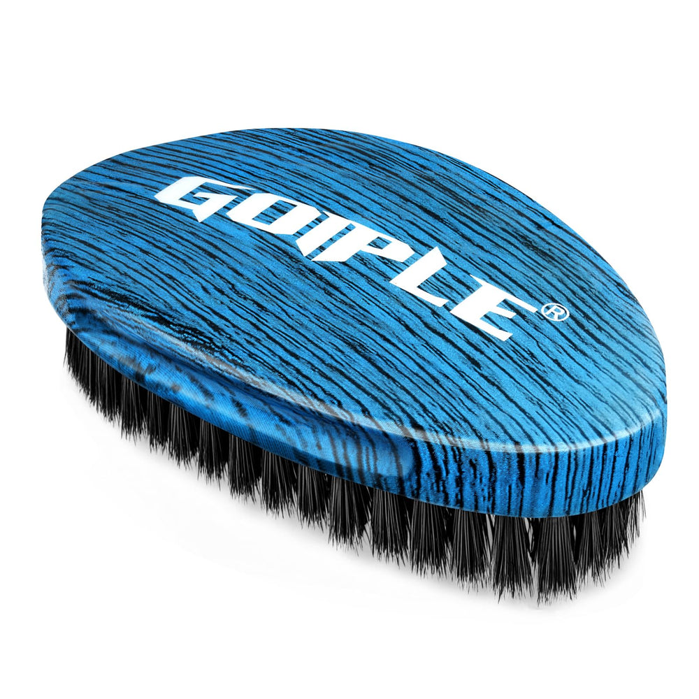 Goiple 360 curved wave brush front view for precise wave styling.