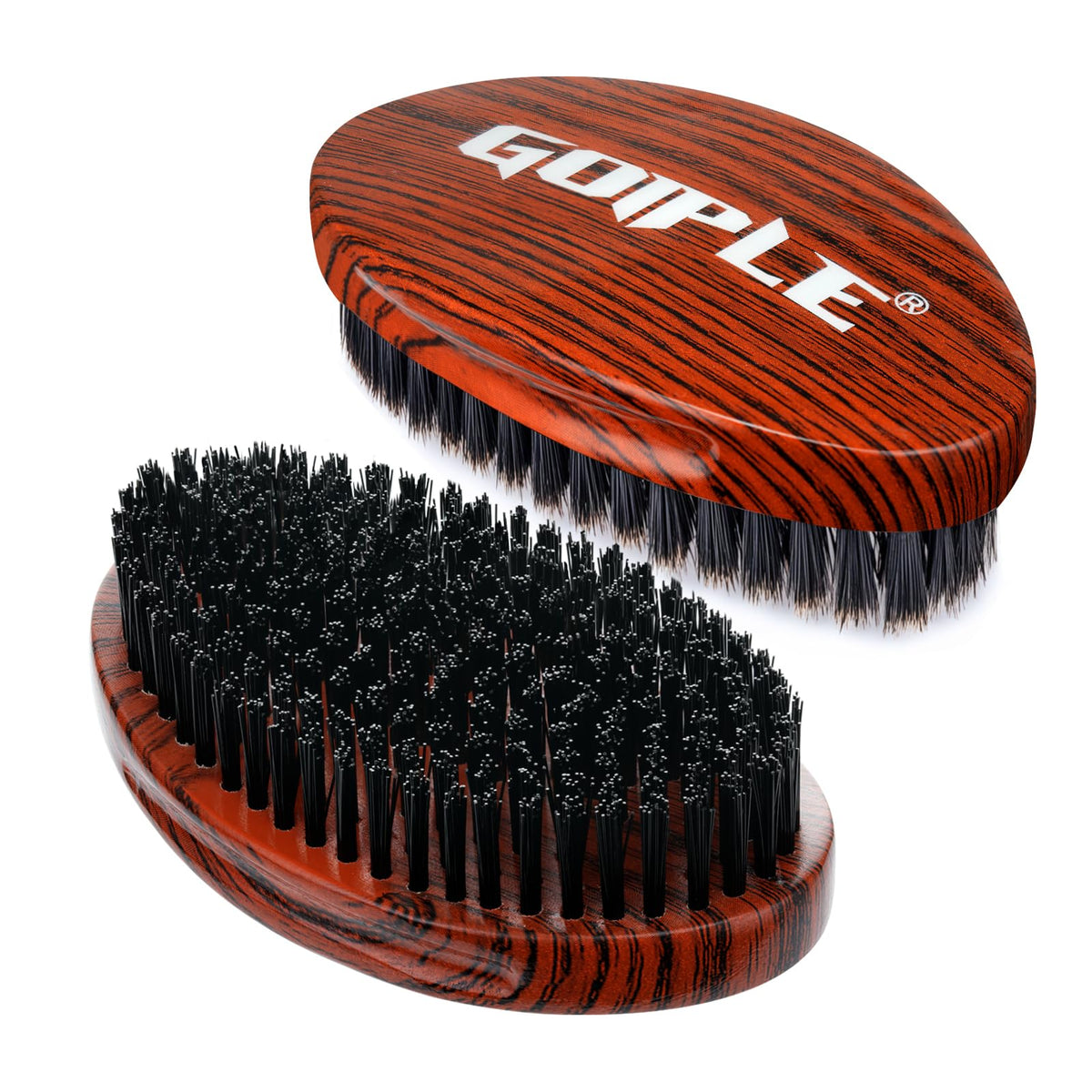 Goiple 360 curved wave brush with red handle for defined waves.