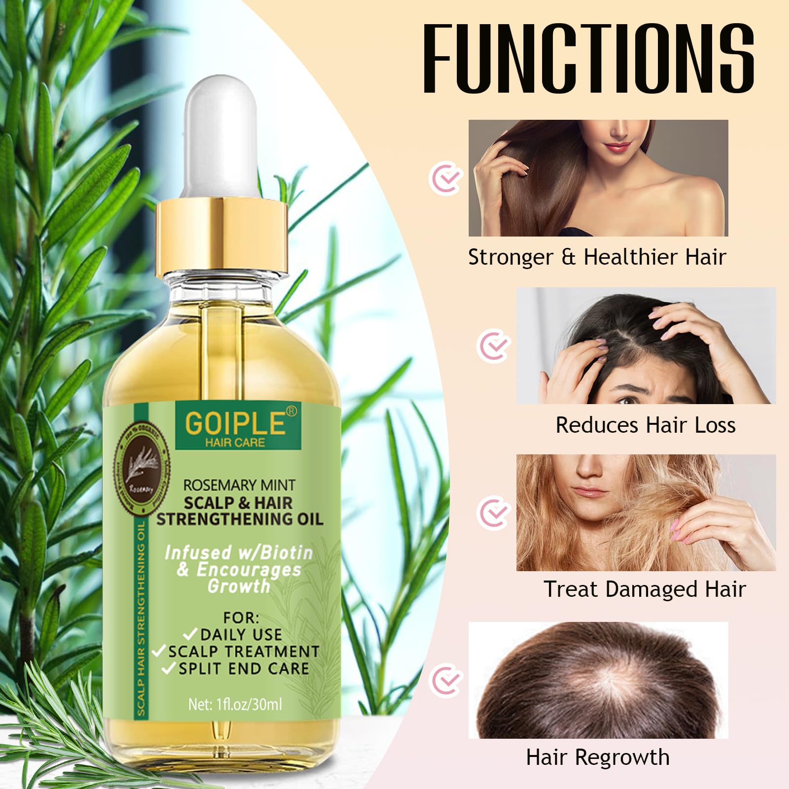 Goiple bonete de seda protege el cabello durante la noche.
