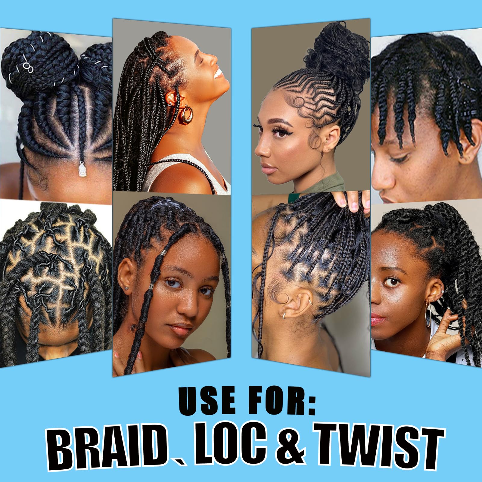 Frizz control from Goiple Braid Foam Mousse for smooth hair