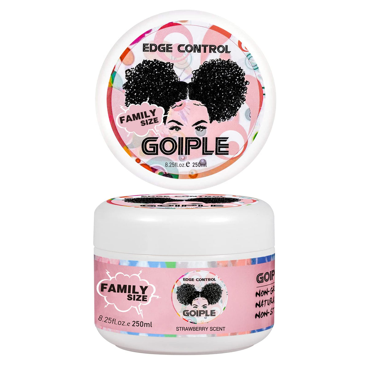 Goiple control de borde para mujer, bote de 8 oz, definición duradera sin grasa.