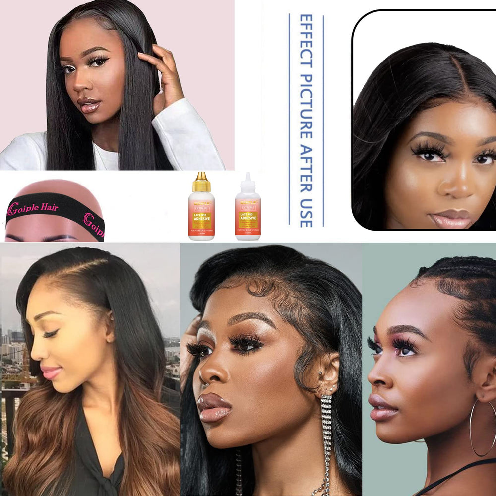 Goiple dual brush set aids precise styling and detangling.