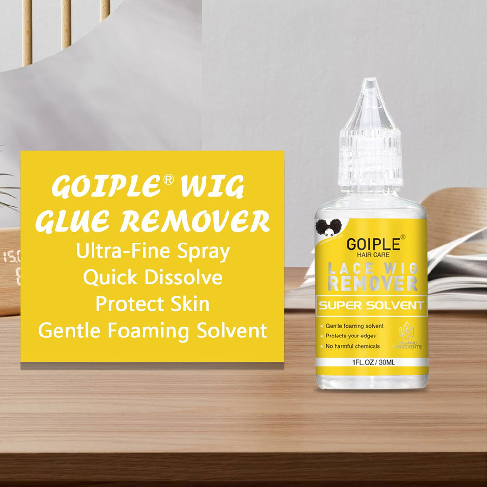 Goiple edge brush aids precise lines for a cleaner hairline.