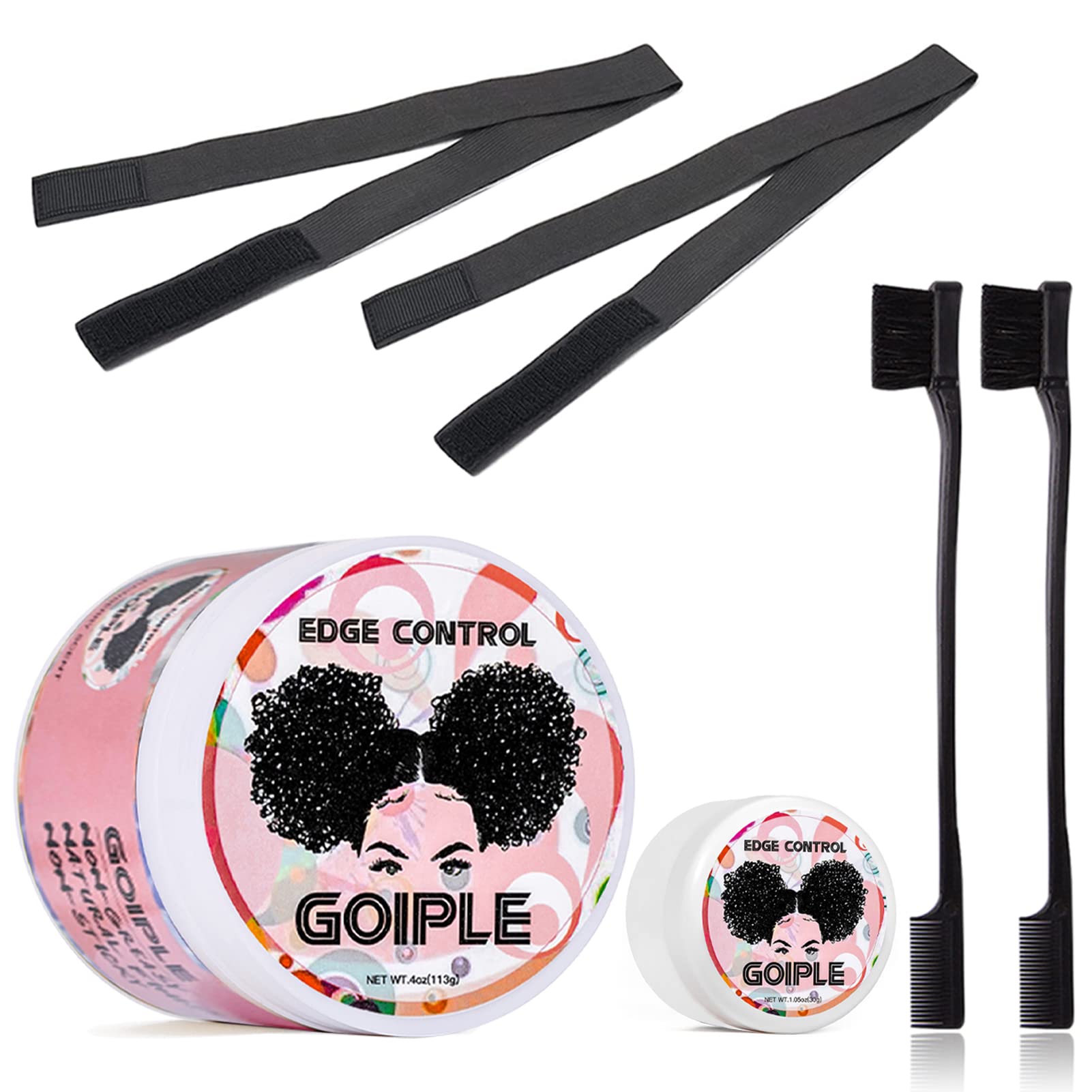 Goiple control de bordes: bote de 4oz para fijación duradera.