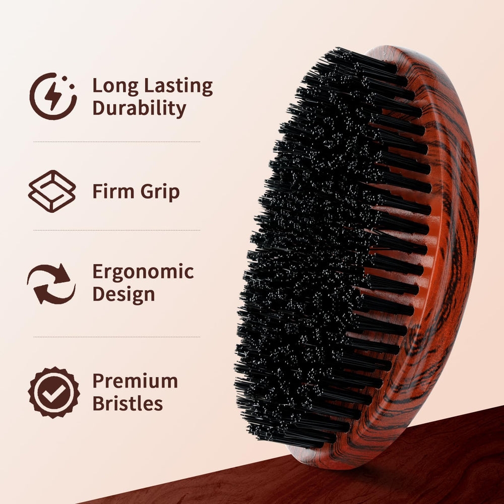Goiple ergonomic curved-handle brush supports comfortable long grooming sessions.