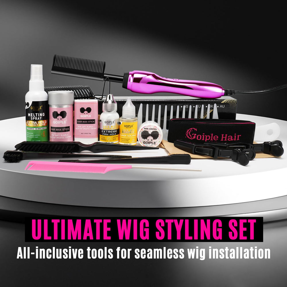 Goiple ergonomic hot comb handle delivers comfortable, tangle-free use
