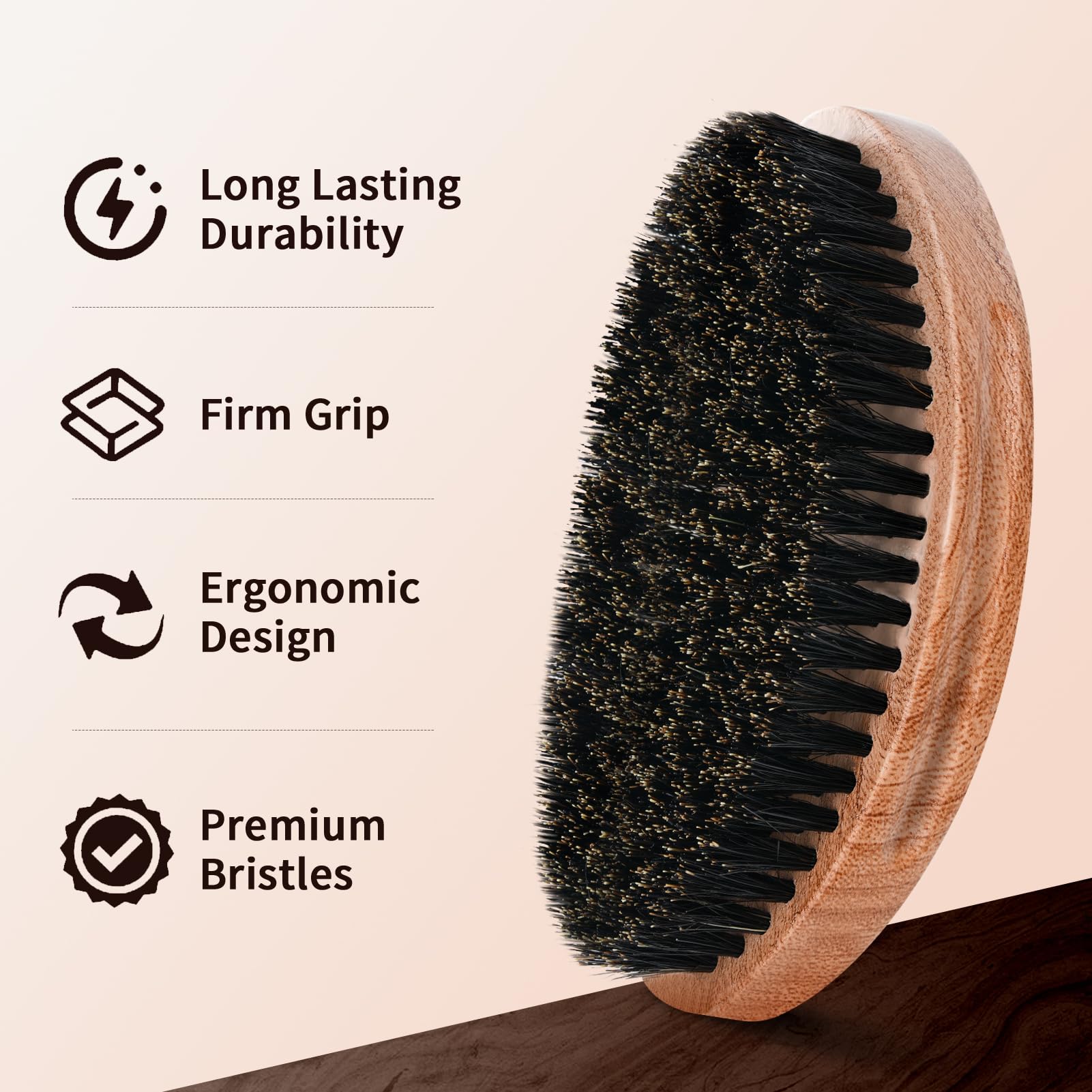 Goiple ergonomic wooden handle designed for comfortable grip