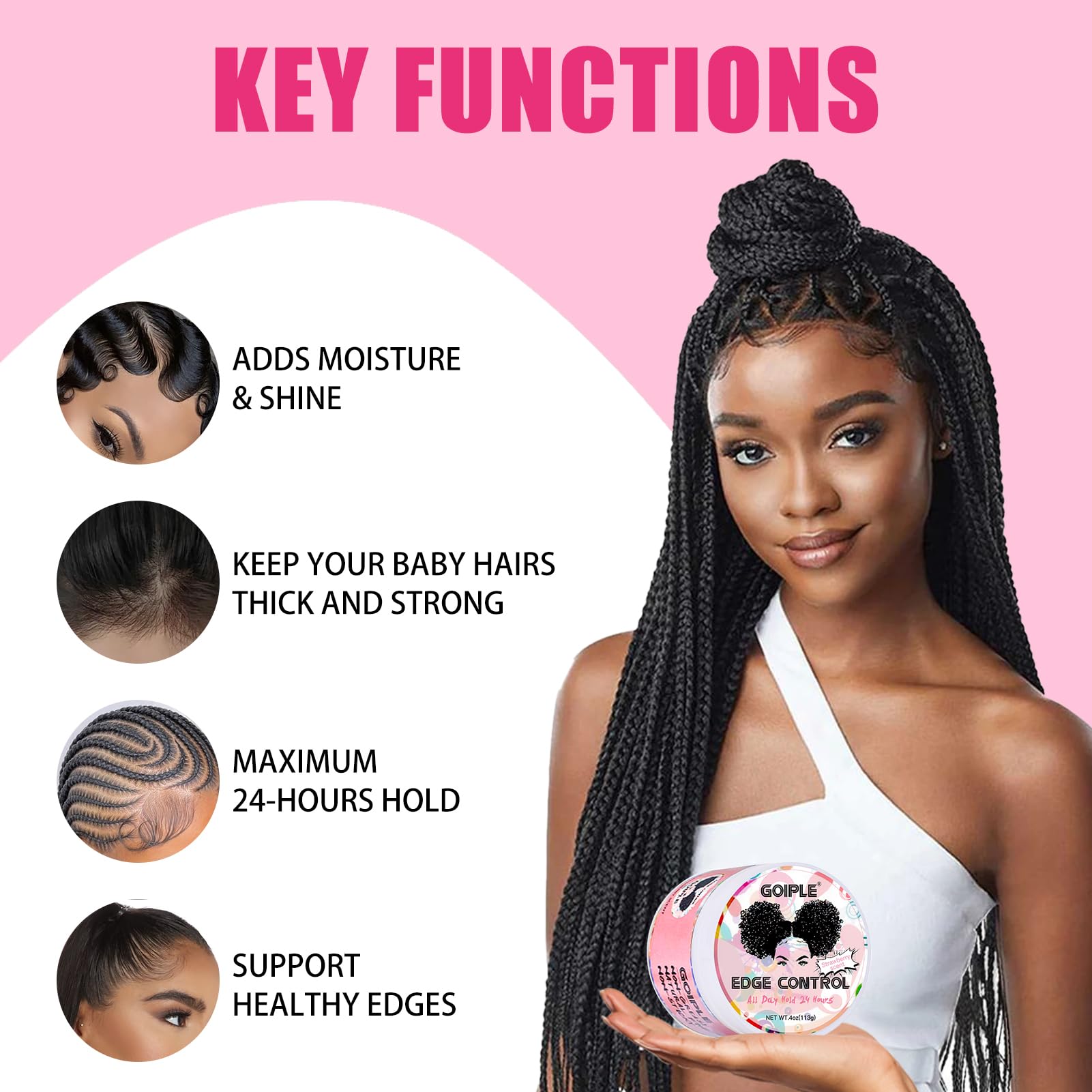 Goiple fórmula no grasa apta para todo tipo de cabello.