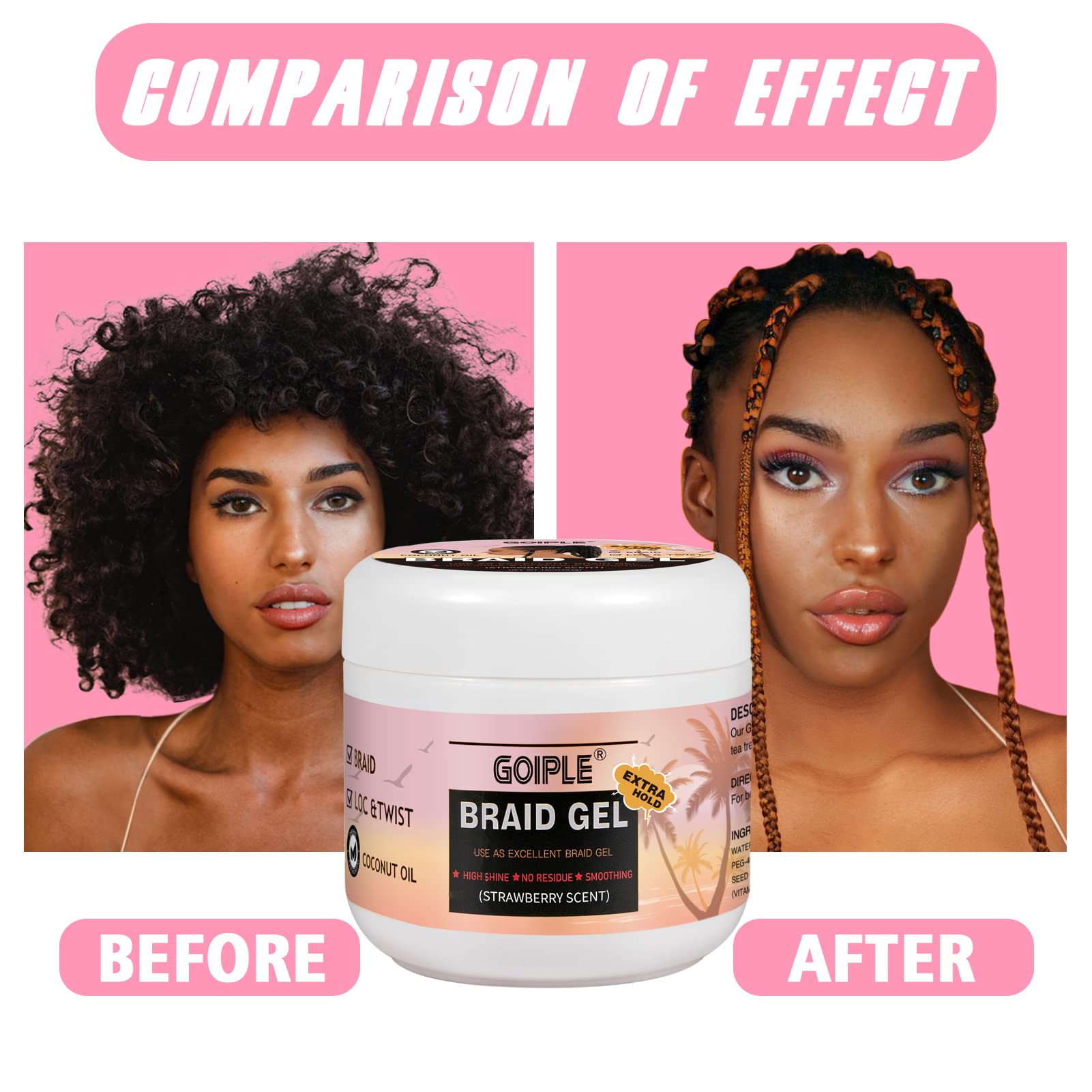 Goiple Gel aplicación fácil: aplicación rápida para un acabado suave.