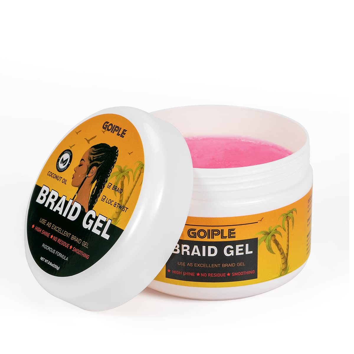 Goiple gel con control de bordes y brillo alto para acabado limpio.
