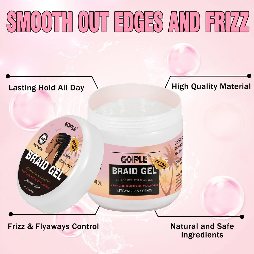 Goiple Gel retorcido brillo natural: facilita el peinado retorcido con brillo suave.