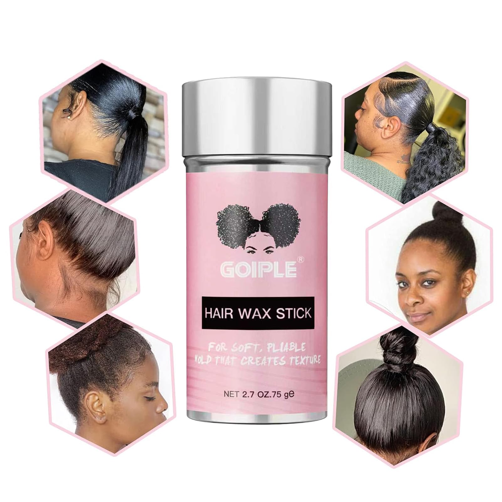 Goiple hair clips keep sections secure during styling.