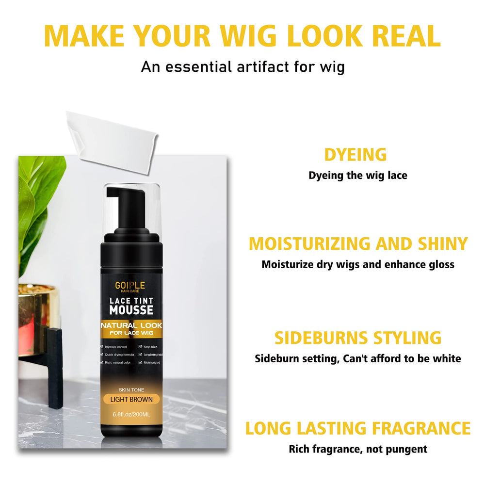 Goiple natural-light-brown shade blends with skin tone