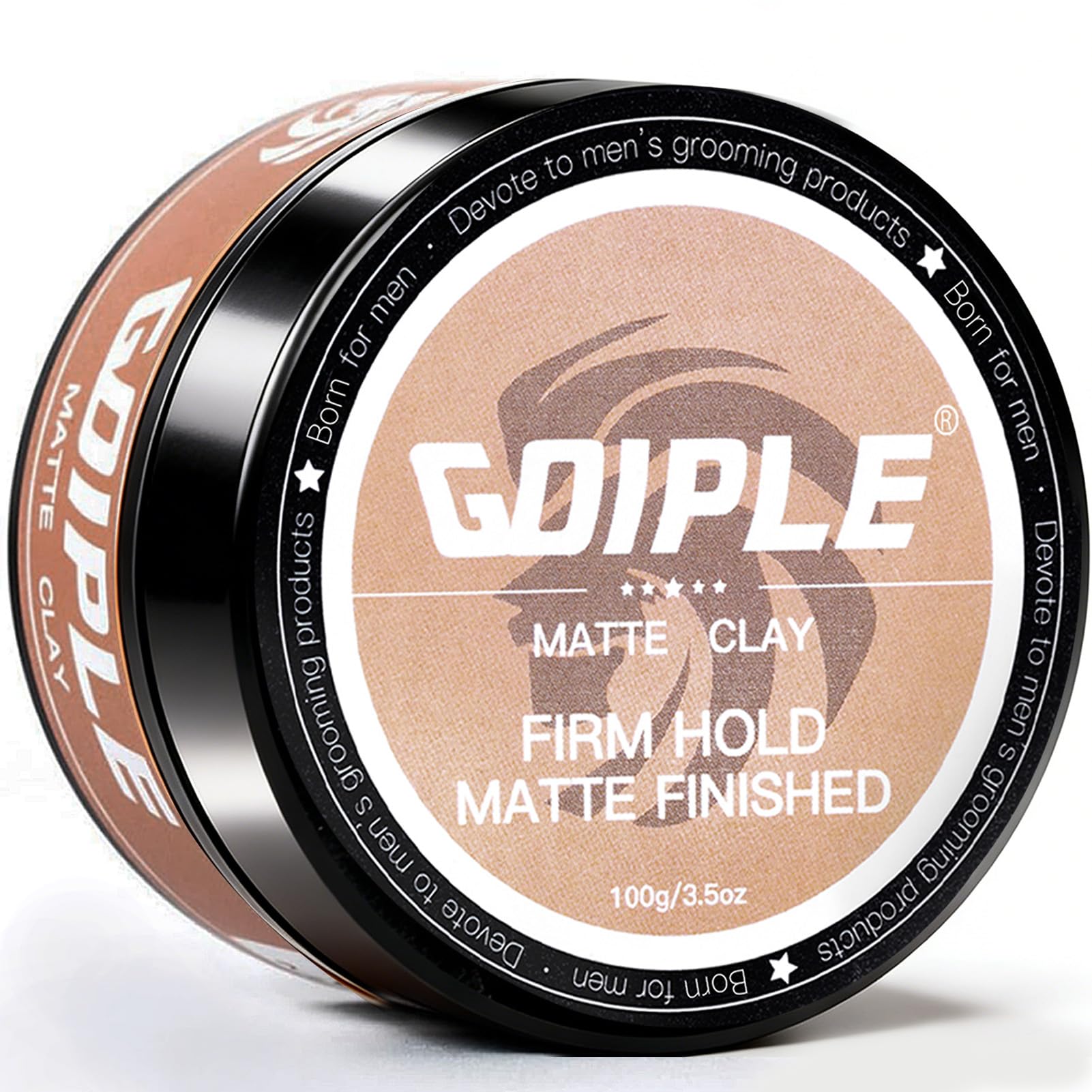 Goiple arcilla de peinado envase para control y acabado mate.