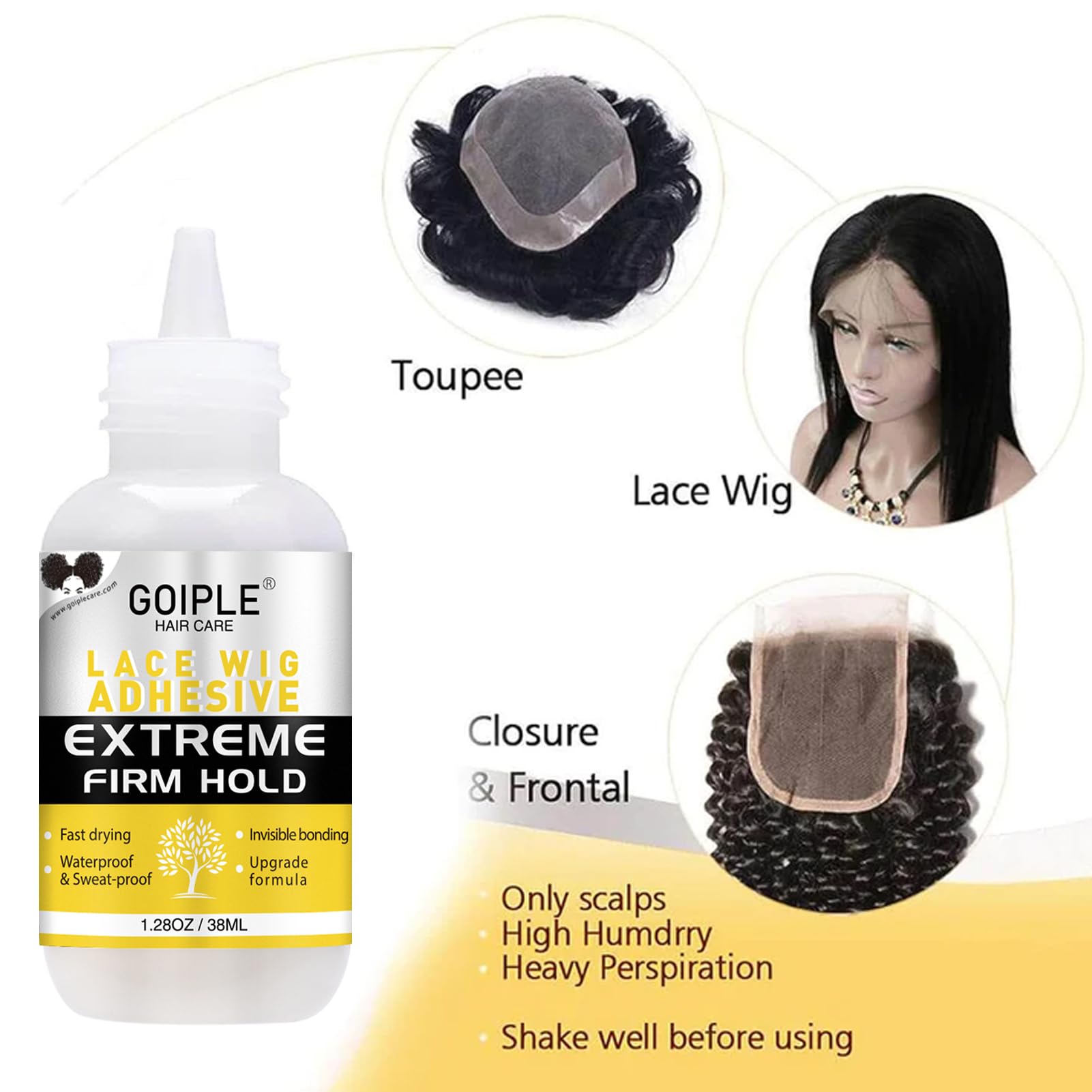 Goiple hair wax stick for quick on-the-go styling
