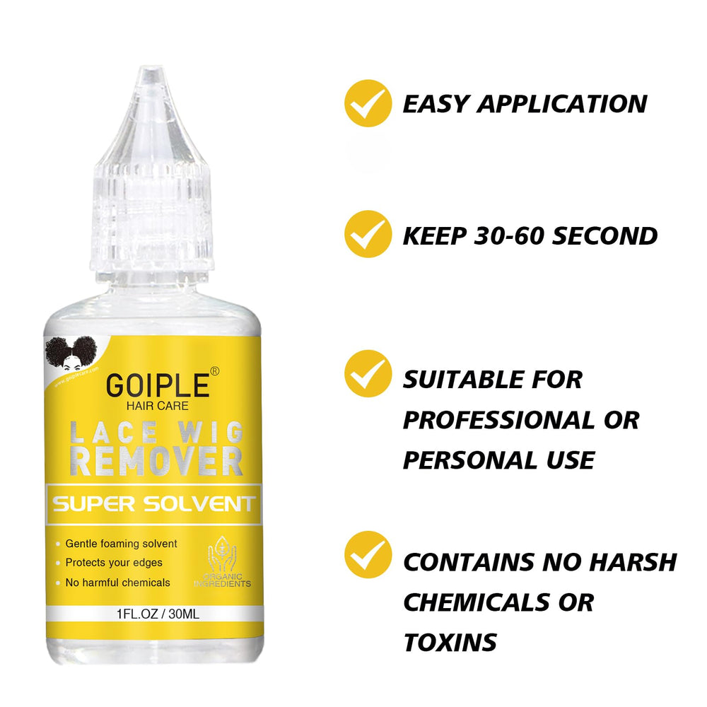 Goiple hair wax stick shapes and blends edges neatly.