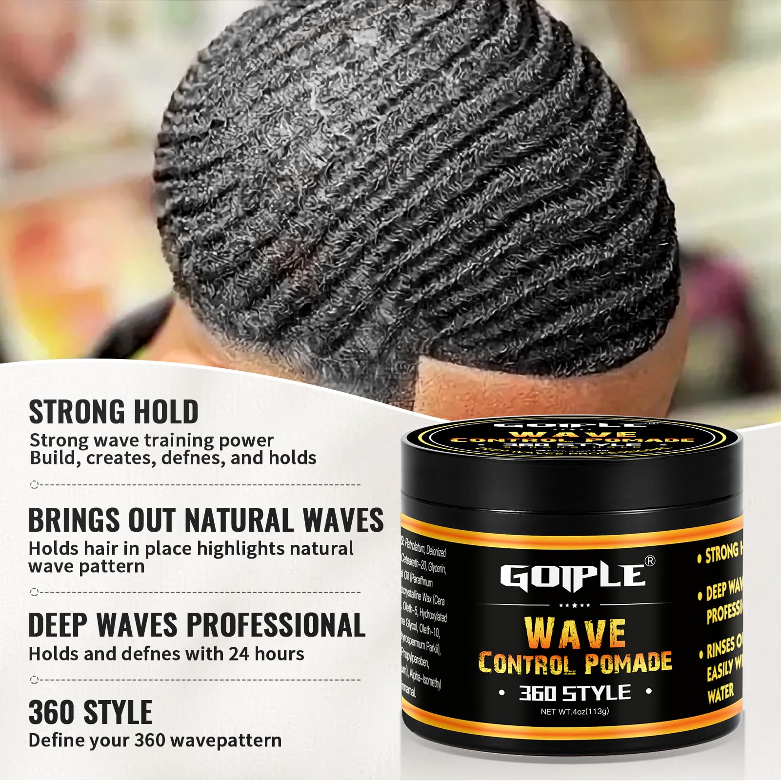 Goiple kit ondas 360 paso a paso para definir y mantener el patrón natural